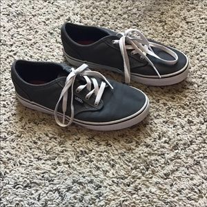 Youth Vans Sneakers Shoes Sz US 5 Women’s 6.5 Gray